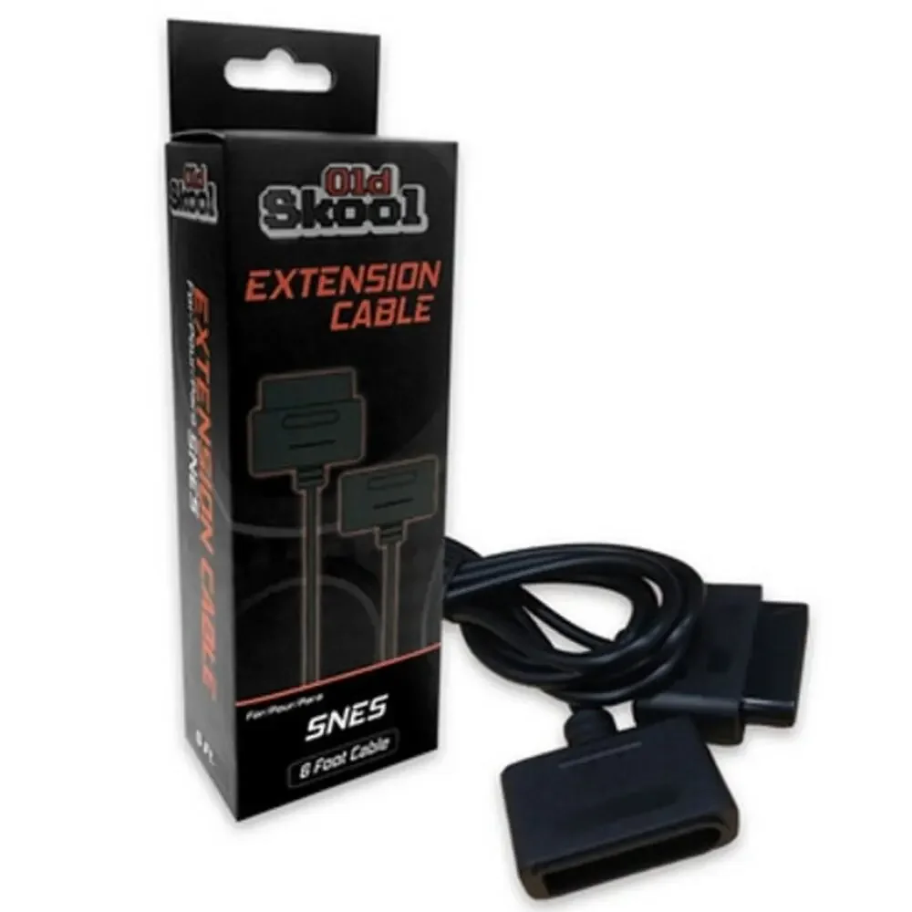 Super NES Extension Cable, 6-Ft (NEW) - Old Skool - SNES - Nintendo